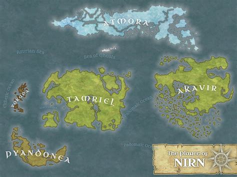 Some maps I made of Akavir and Nirn as a whole. Entirely my ...