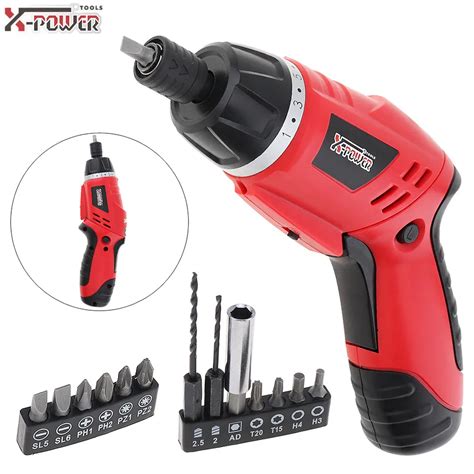 Mini Cordless 4.8V Folded Handle Rechargeable Electric Screwdriver with LED Lighting and Two way ...