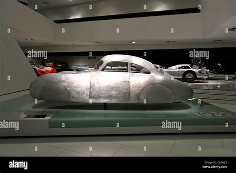 Porsche type 64, built in 1939, Porsche Museum 2009, Stuttgart, Baden-Wuerttemberg, Germany ...