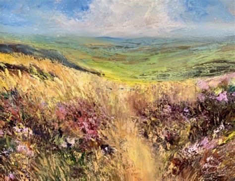 Derbyshire Moorland Painting in 2020 | Painting, Art gallery, Art