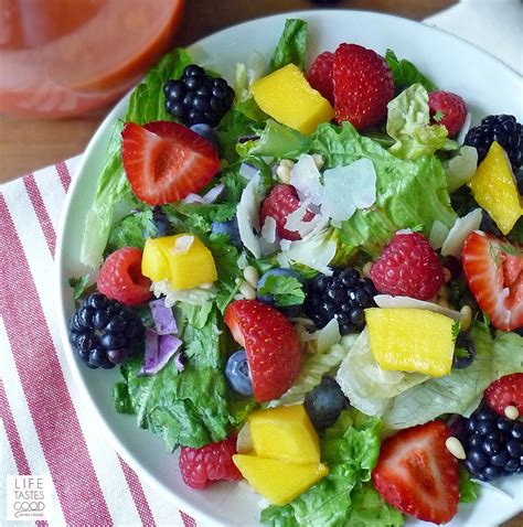 Mango Berry Fruit Salad | Life Tastes Good