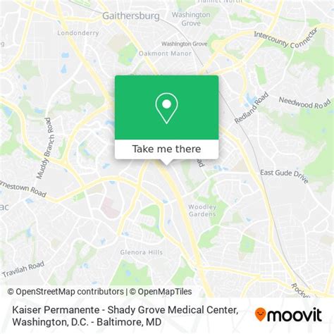 How to get to Kaiser Permanente - Shady Grove Medical Center in ...