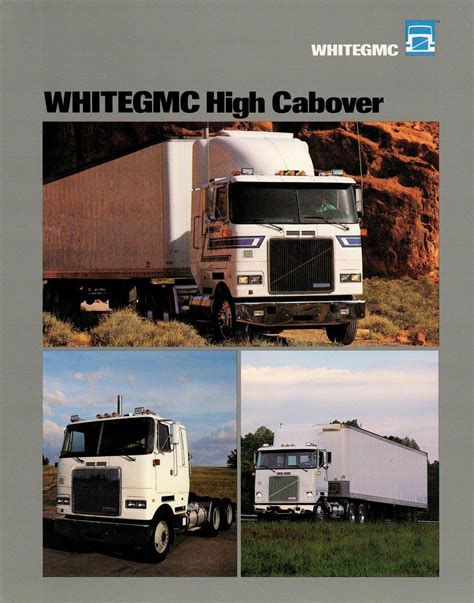 Produktblad White GMC Cabover Truck lastbil | Köp på Tradera (564300317)