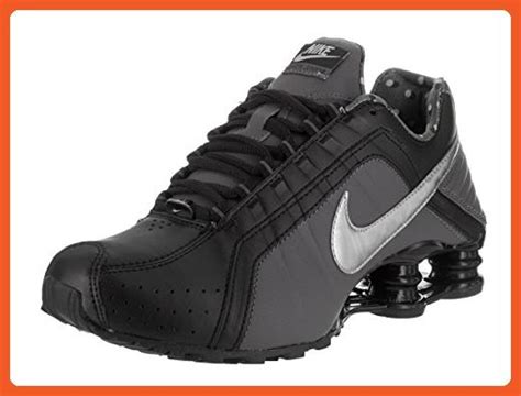 Nike Womens Shox Junior Black/Metallic Silver Running Shoe 7 Women US ...