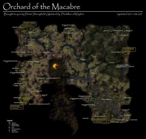 Orchard Of The Macabre Map- easy farm | City photo, Macabre, Photo