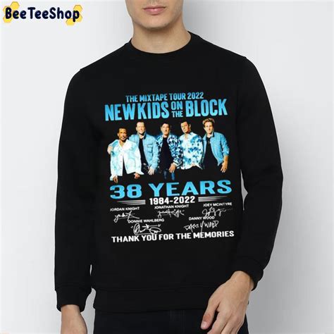 NKOTB New Kids On The Block 38 Years 1984 2022 The Mixtape Tour 2022 Unisex T-Shirt - Beeteeshop