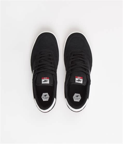 New Balance Numeric 440 Shoes - Black / White / Gum | Flatspot