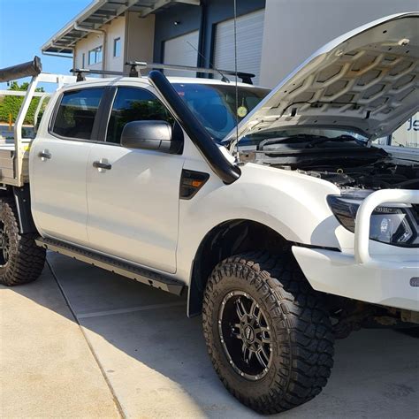 Ford Ranger PX 4" Stainless Steel Snorkel Kit (SHORT)