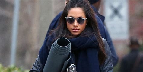 Meghan Markle Takes a Public Yoga Class in New York City