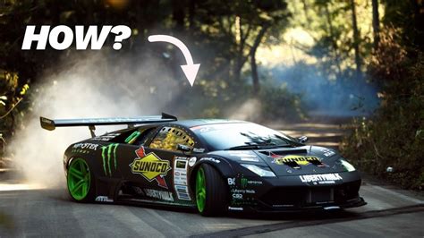 How to drift a Lamborghini - YouTube