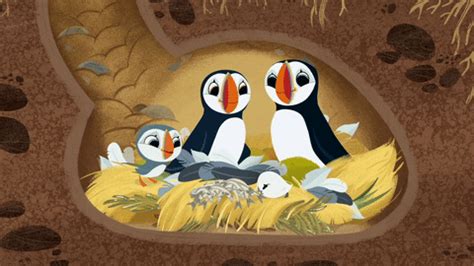 Puffin Rock Puffinrock Family Dinner Mama Papa Oona Baba GIFs - Find & Share on GIPHY