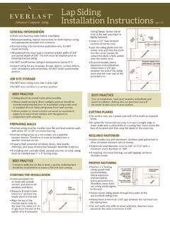 Lap Siding Installation Instructions / lap-siding-installation ...