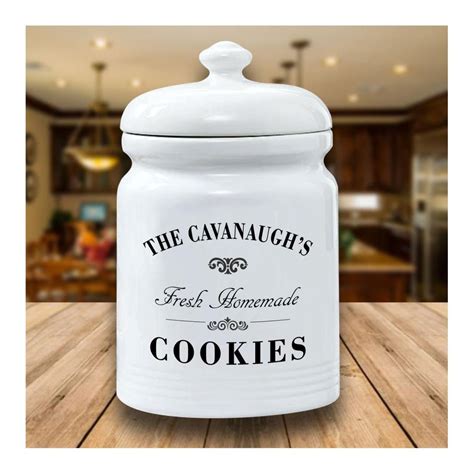 Personalised Ceramic Cookie Jar - AmericanRecipes.co.uk