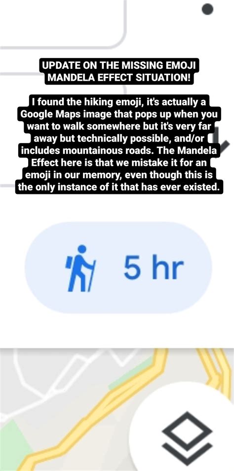 Hiker Emoji : r/MandelaEffect