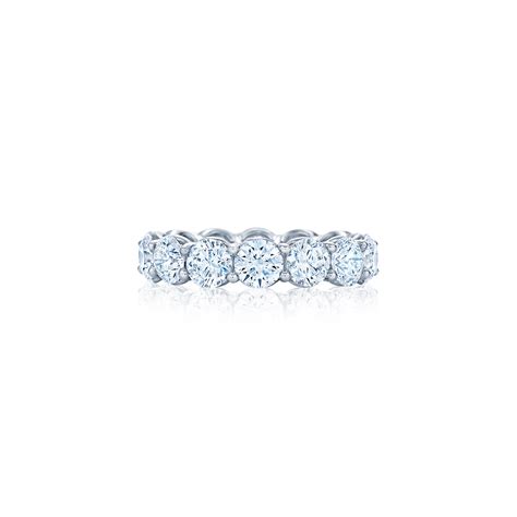 Kwiat Signature Eternity Wedding Ring with Round Diamonds in Platinum ...