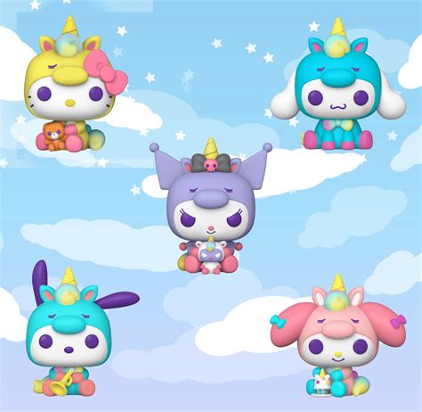 Funko Pop! Sanrio: Hello Kitty Unicorn (Set Of 5) | ubicaciondepersonas ...