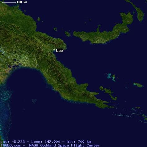 LAE Geography Population Map cities coordinates location - Tageo.com