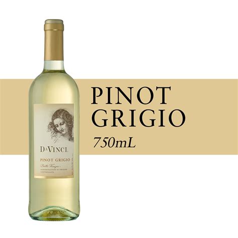 DaVinci Pinot Grigio Italian White Wine 750ml - Walmart.com - Walmart.com