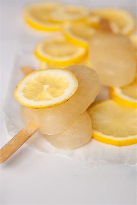 Lemonade Popsicles - Healthful Blondie