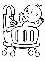 Crib  Lol Coloring Pages Baby cribs Cribs sketch template