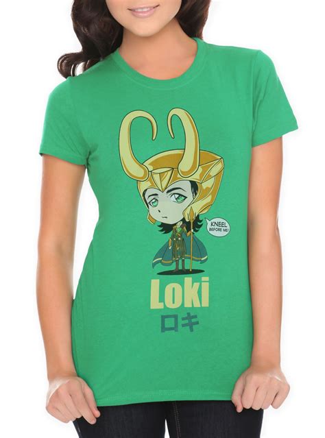 Marvel Loki Kneel Girls T-Shirt | Hot Topic | Nerdy outfits, Girls ...