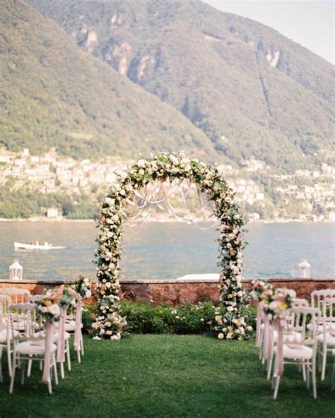 Overlooking Lake Como, this ceremony couldn't be any more romantic! | Photography ...