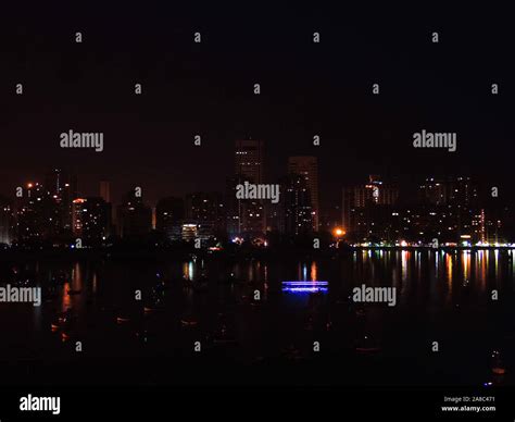 Mumbai skyline night hi-res stock photography and images - Alamy