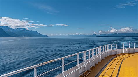 Alaska Cruise Ship Deck Background, Cruise, Ship, Deck Background Image ...