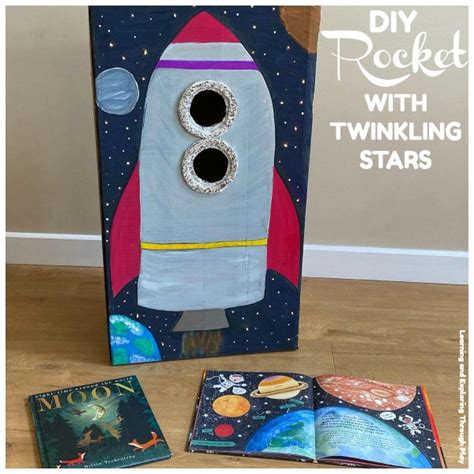 Learning and Exploring Through Play: DIY Cardboard Space Rocket