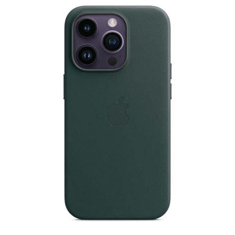 apple iphone 14 leather case with magsafe-forest green – 971nerds Store