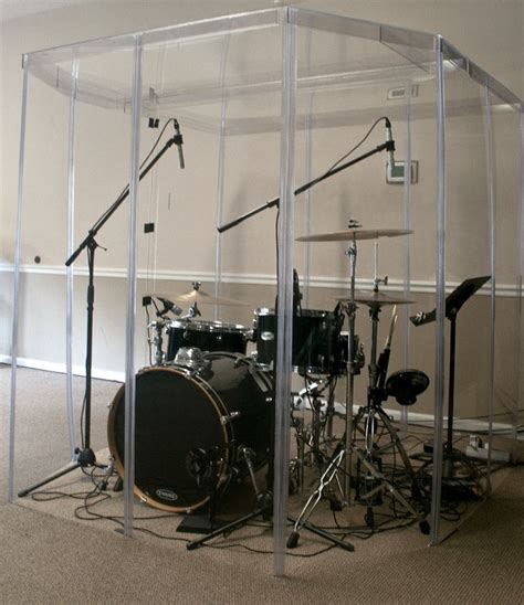 Drum Booth Fully Enclosed w/ a door & Sound Proof Room | Sound room ...