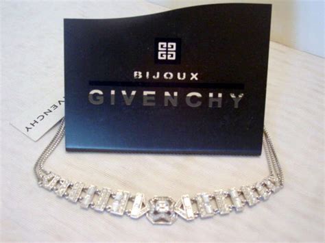 Vintage Givenchy Rhinestone Necklace with by jewelsfromthepast