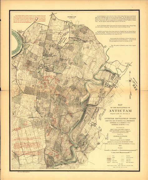 Antietam: About the Maps Used on Antietam on the Web