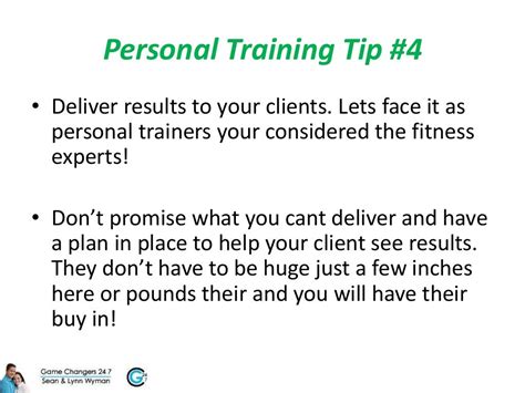 Personal Training Tips | Personal Training Tips For Beginners