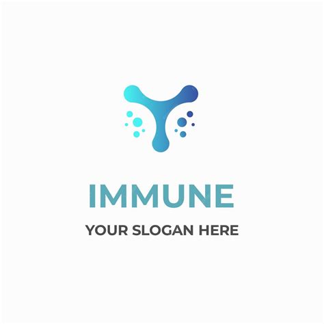 Premium Vector | Immune Health Hospital Gradient Logo Template