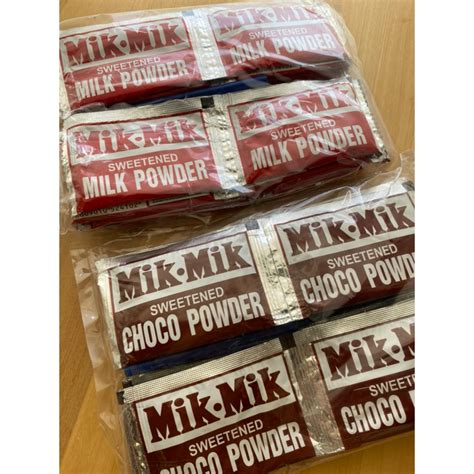 Mik-Mik Sweetened Milk & Chocolate Powder 20 sachets (5g) per pack ...