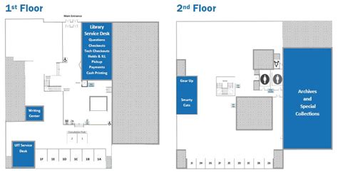 Sensory Friendly Library Floor Maps - MSU Library | Montana State University