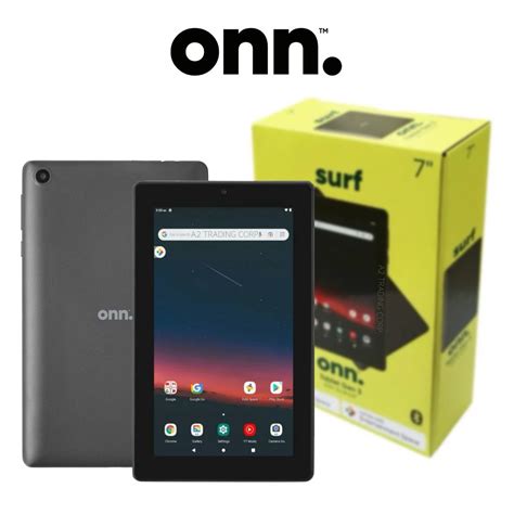 Onn Surf 7" (1024x600) Touchscreen Tablet (2022, 3rd Gen), MTK Quad ...