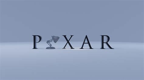 Made the Pixar Logo in Blender. One Text Object, the Lamp, a Plane, a Sphere, and Three Lights ...