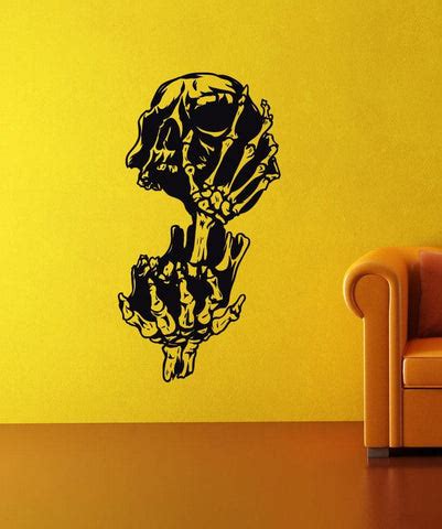 Vinyl Wall Decal Sticker Scary Skull #1032 | Stickerbrand wall art decals, wall graphics and ...