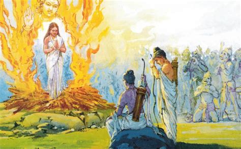 PROUD HINDU DHARMA: Why Sita Devi went for Agni Pariksha (Fire Test ...