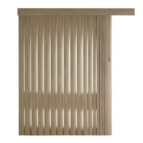 Home Decorators Collection 84 Inch Prairie Tweed 4.5 Inch Embossed Vertical Blind Louvers ...