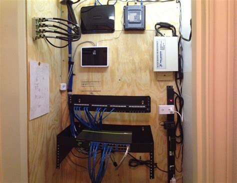 DIY Home Network Closet | Home network closet, Smart home automation ...