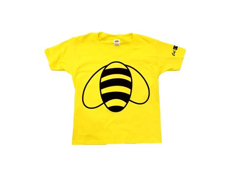 3930Y Gold Youth T-shirt w/ Bumble Bee Print - Cal Uniforms