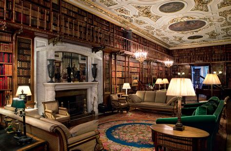 Chatsworth House library, a good balance between grandeur and ...