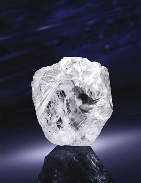 The outstanding 'Lesedi la Rona' diamond was uncovered in Botswana, in the Karowe Mine, on 16 ...