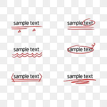 Red Underline PNG Transparent Images Free Download | Vector Files | Pngtree