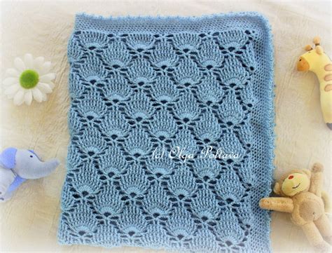 Lacy Crochet: Blue Lace Baby Blanket