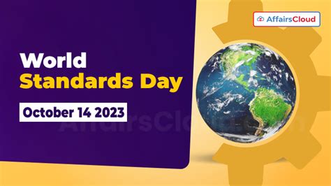 World Standards Day 2023 - October 14