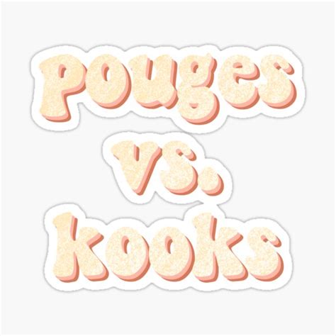 "Outer Banks | Pogues vs. Kooks" Sticker by haleighshafer | Redbubble